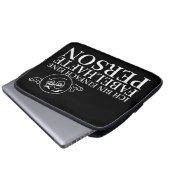 Ich bin einfach eine fabelhafte Person! Laptopschutzhülle (Vorne Knopf)