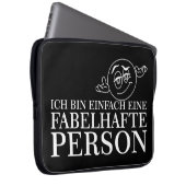 Ich bin einfach eine fabelhafte Person! Laptopschutzhülle (Vorne Rechts)