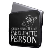 Ich bin einfach eine fabelhafte Person! Laptopschutzhülle (Vorderseite Links)