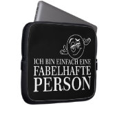 Ich bin einfach eine fabelhafte Person! Laptopschutzhülle (Vorne Rechts)