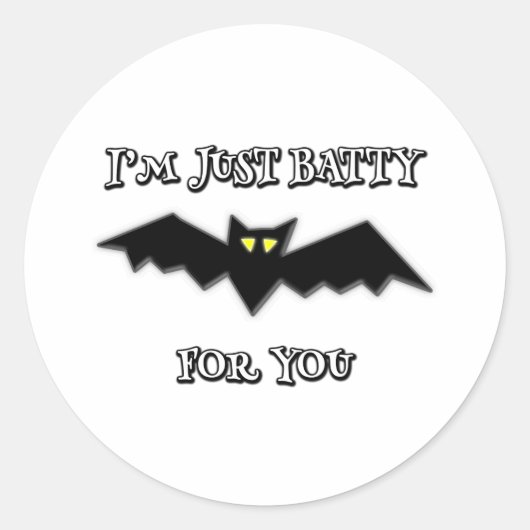 Ich bin einfach nur für dich müde runder aufkleber (Vorderseite)