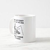 Ich bin einfach schrecklich beim Angeln Kaffeetasse (Vorderseite Links)