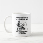 Ich bin einfach schrecklich beim Angeln Kaffeetasse (Links)