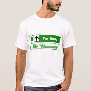 Ich bin einfaches Ski-Hinterzeichen T-Shirt