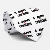 Ich bin Einhorn Krawatte (Gerollt)