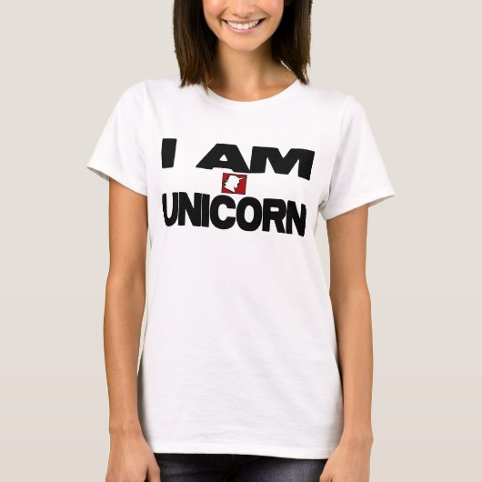 Ich bin Einhorn T-Shirt (Vorderseite)