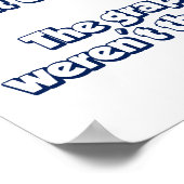 Ich bin einmal draußen gegangen. Grafik war nicht  Poster (Ecke)