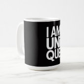 Ich bin einzigartig kaffeetasse (Vorderseite Links)