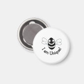 Ich bin einzigartig! Magnet (Vorderseite/Rückseite)