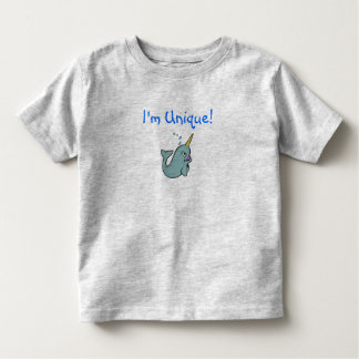 Ich bin einzigartig! (Narwhal) Kleinkind T-shirt