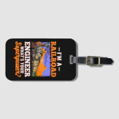 Ich bin Eisenbahningenieur Was ist deine Supermach Gepäckanhänger (Vorderseite (Horizontal))