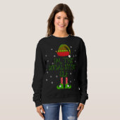 Ich bin Elf Funny Teacher Xmas der Sozialwissensch Sweatshirt (Vorne ganz)