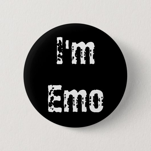 Ich bin Emo Button (Vorderseite)