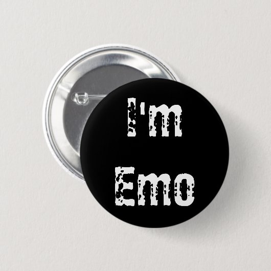 Ich bin Emo Button (Vorne & Hinten)