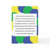 Ich bin, Empathie-Karte so traurig