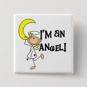 Ich bin Engel T-Shirts und Geschenke Button