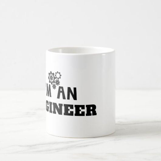 ICH BIN ENGINEER - KAFFEETASSE (Mittel)