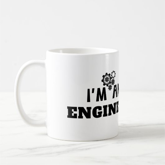 ICH BIN ENGINEER - KAFFEETASSE (Links)