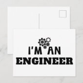 ICH BIN ENGINEER - POSTKARTE (Vorne/Hinten)