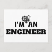 ICH BIN ENGINEER - POSTKARTE (Vorderseite)