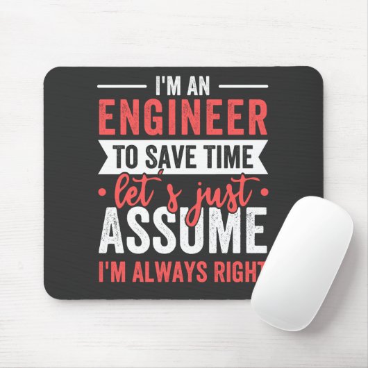 Ich bin ENGINEER, um die Zeit Retten, nehmen wir e Mousepad (Mit Mouse)