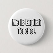 Ich bin Englischlehrerin Button (Vorderseite)
