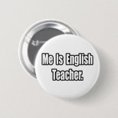 Ich bin Englischlehrerin Button (Vorne & Hinten)