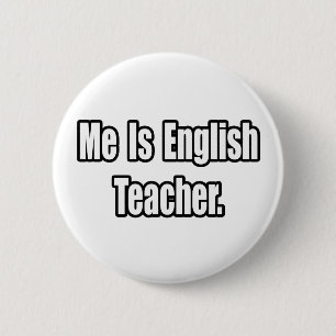 Ich bin Englischlehrerin Button