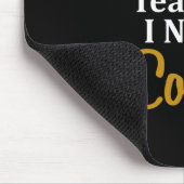 Ich bin Englischlehrerin, die ich für Kaffee-Spaß- Mousepad (Ecke)