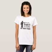 Ich bin Englischlehrerin, genau wie ein normaler L T-Shirt (Vorne ganz)
