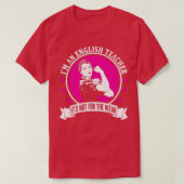 Ich bin Englischlehrerin T-Shirt (Design vorne)