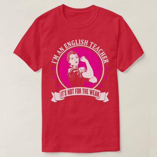 Ich bin Englischlehrerin T-Shirt (Design vorne)