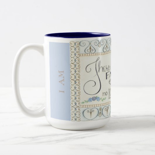 Ich bin entschlossen! - Es gibt keinen Ausfall der Zweifarbige Tasse (Links)