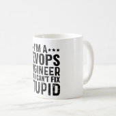 Ich bin Entwickler, aber ich kann den Dummkopf nic Kaffeetasse (VorderseiteRechts)