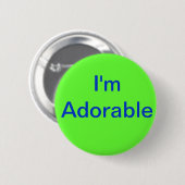 Ich bin entzückend button (Vorne & Hinten)