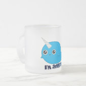 Ich bin entzückende Narwhal Tasse (Vorderseite Links)