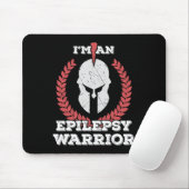 Ich bin Epilepsie-Krieger-Epilepsie-Bewusstsein Mousepad (Mit Mouse)