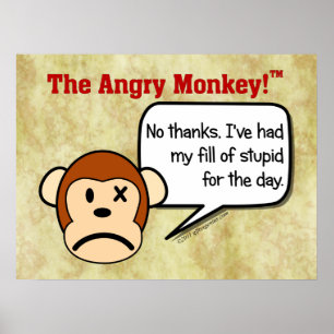 Ich bin erfolgtes Beschäftigen dumme Leute für den Poster