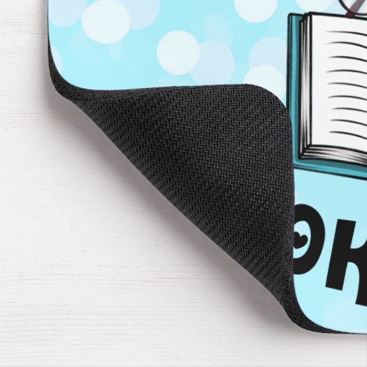 Ich bin Erica Stevens Book Nerd Mousepad (Ecke)