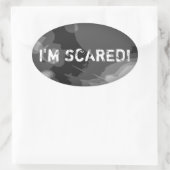 ICH BIN ERNST OVALER AUFKLEBER (Tasche)