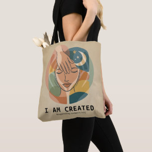 Ich bin erschaffen - Schöpferhand Tasche