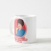 Ich bin erschöpft davon, wie dumm alle werden. kaffeetasse (Vorderseite Links)