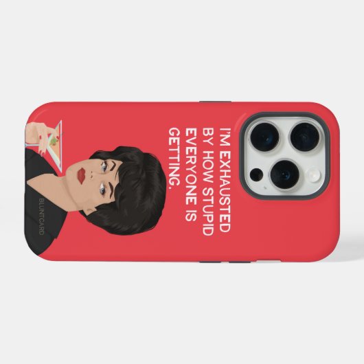 Ich bin erschöpft! iPhone hülle (Rückseite (Horizontal))