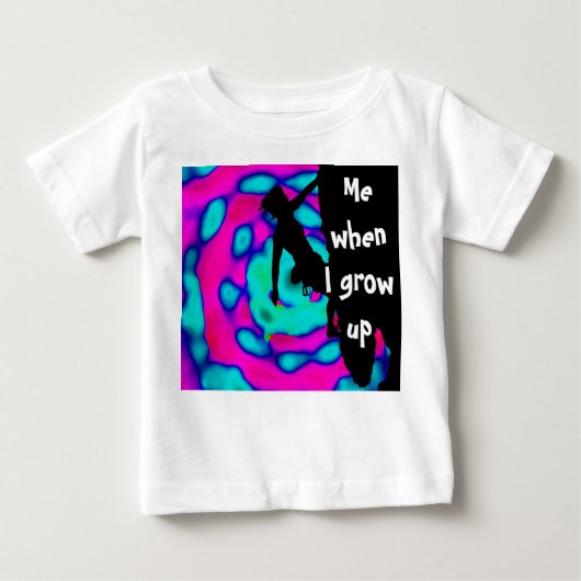Ich bin erwachsen baby t-shirt (Vorderseite)