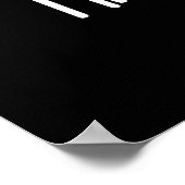 Ich bin erwachsen, ich braue es Kaffee Pun Dark BG Poster (Ecke)