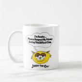 Ich bin erwacht Bitte respektieren Sie meine Priva Kaffeetasse (Links)