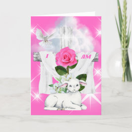 Ich bin erwacht Grußkarte