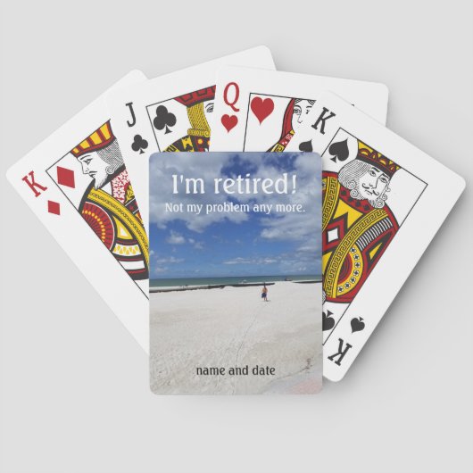 Ich bin es müde, Karten zu spielen Spielkarten (Rückseite)