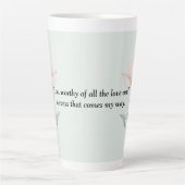 Ich bin es wert.. milchtasse (Vorderseite)