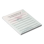 Ich bin es wert.. notizblock (angewinkelt)